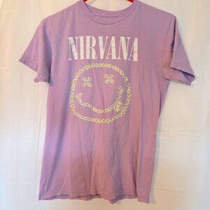 Womans Nirvana concert Tshirt Small